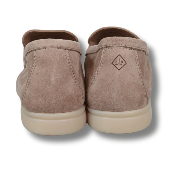 Loro Piana Beige Suede Summer Charms Walk Loafers