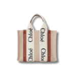 SMALL WOODY TOTE BAG IN LINEN