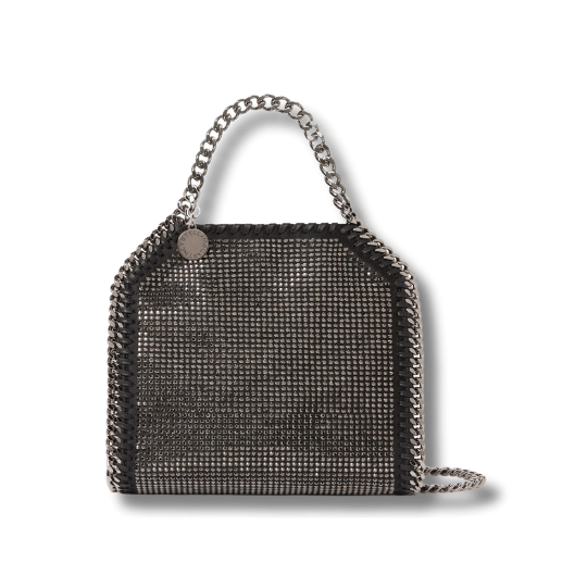 Falabella Crystal Mesh Mini Tote Bag