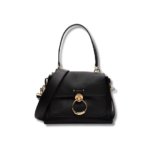 Calfskin Small Tess Day Bag Black