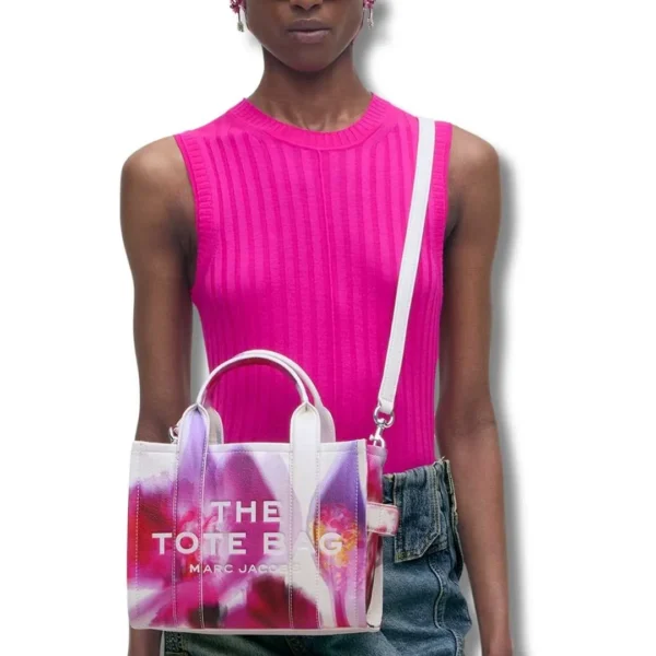 The Future Floral Leather Small Tote bag