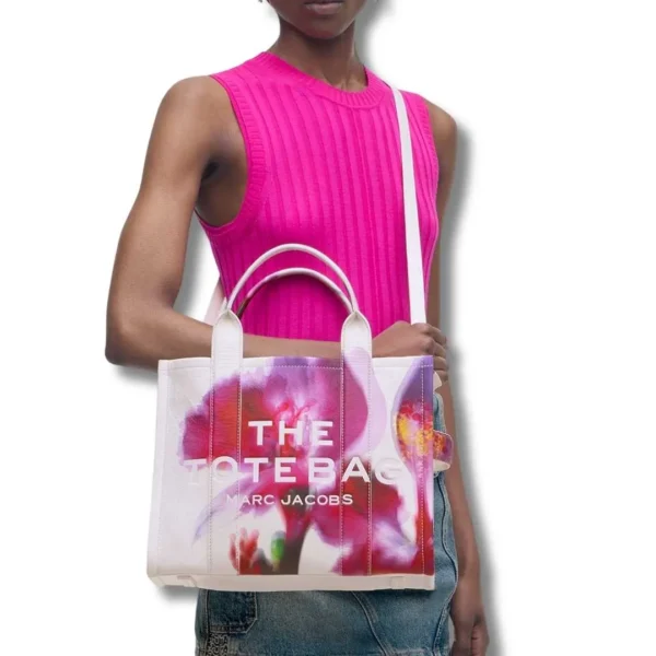 The Future Floral Leather Medium Tote bag