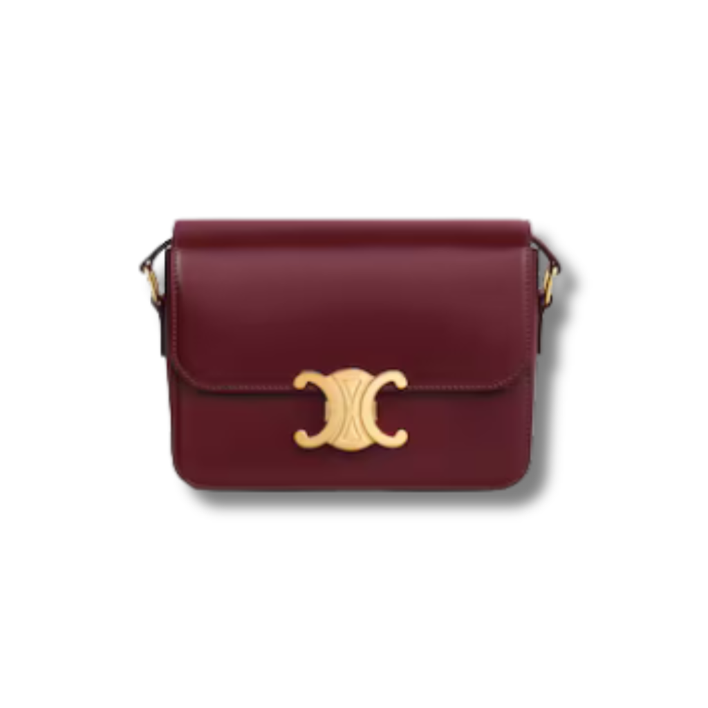 CLASSIQUE TRIOMPHE BAG IN shiny calfskin